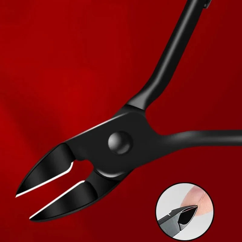24pcs/18pcs/15pcs/10pcs/8pcs Black Stainless Steel Manicure Tools Set Including Nail Clippers And Cutters