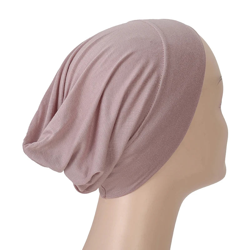 Islamic Black Sport Modal Hijab Undercap Abaya Hijabs For Woman Muslim Abayas Jersey Turbans Turban Instant Head Wrap Women Cap