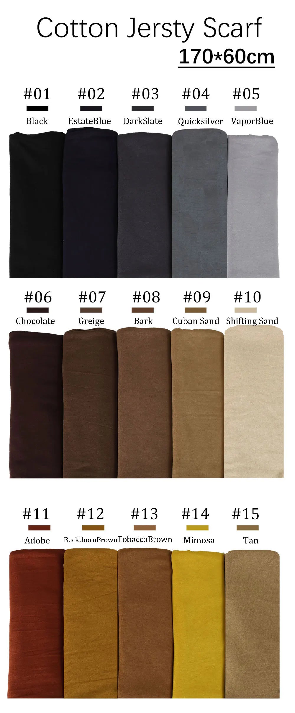 Musilim Women Strechy Jersey Hijab Good Stitch Stretch Jesey HIjabs Scarves Soft Turban Head Wraps HeadScarf