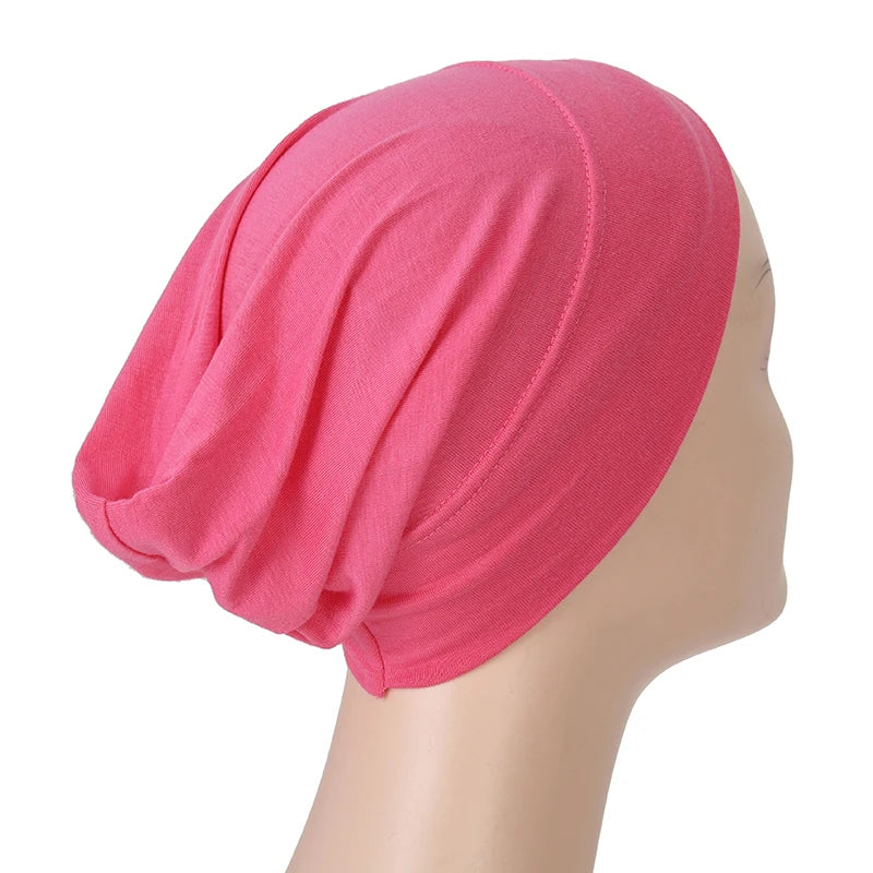 Islamic Black Sport Modal Hijab Undercap Abaya Hijabs For Woman Muslim Abayas Jersey Turbans Turban Instant Head Wrap Women Cap