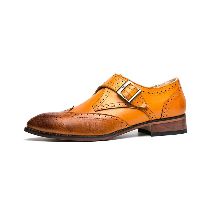 Fashion Party Brogue Shoes Big Size 48 47 Men Dress Shoes Wedding Leather Mens Oxfords Luxury Brand Business Formal Zapatos
