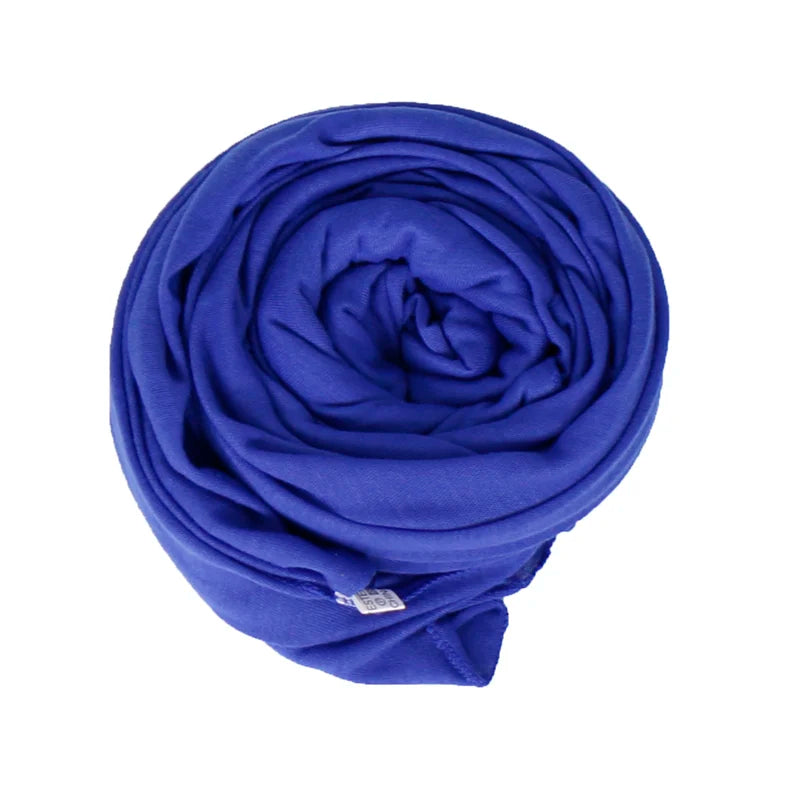 Muslim Jersey Hijab Scarf Women Double Loop Instant Scarf Femme Musulman Islamic Headscarf Cotton Shawl Wrap Bandana 180*85cm