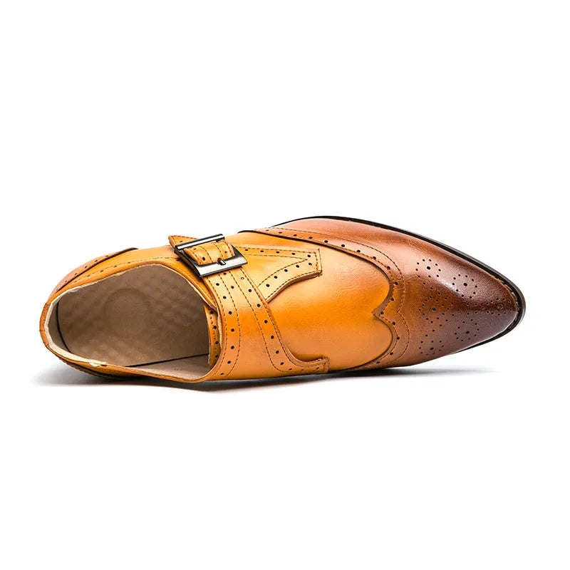 Fashion Party Brogue Shoes Big Size 48 47 Men Dress Shoes Wedding Leather Mens Oxfords Luxury Brand Business Formal Zapatos