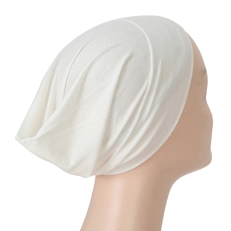 Islamic Black Sport Modal Hijab Undercap Abaya Hijabs For Woman Muslim Abayas Jersey Turbans Turban Instant Head Wrap Women Cap