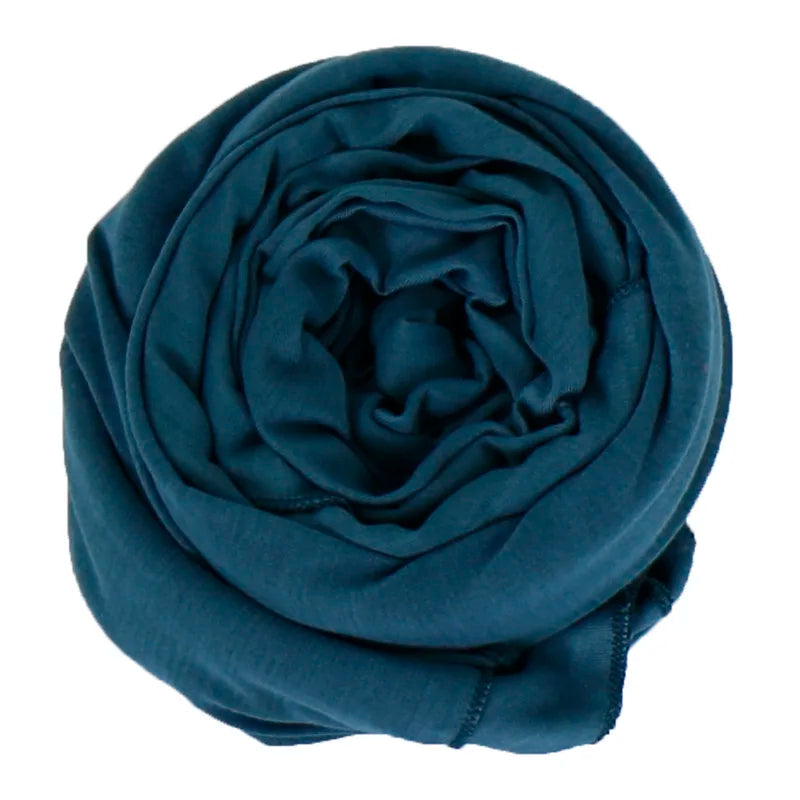 Muslim Jersey Hijab Scarf Women Double Loop Instant Scarf Femme Musulman Islamic Headscarf Cotton Shawl Wrap Bandana 180*85cm