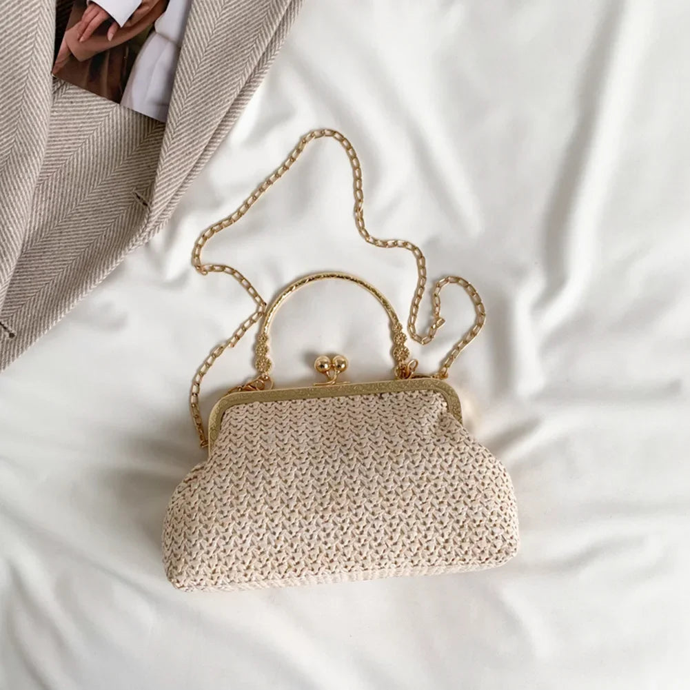 Women's Evening Shoulder Bag Handbag Clutch Bag Shining Rhinestones Bucket Bag for Party Wedding Date Night Chain Shoulder Bag