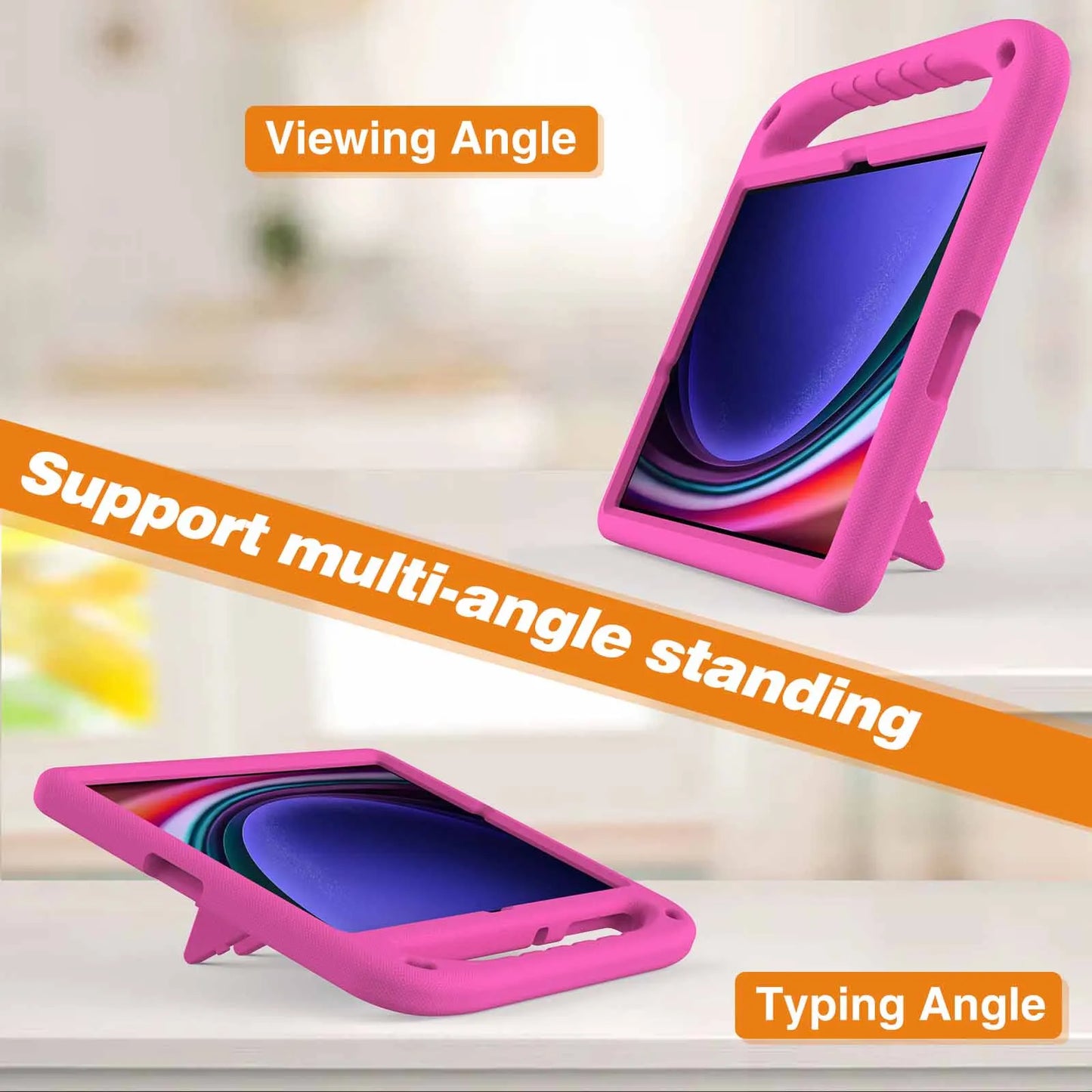 Tablet Case For Samsung Galaxy Tab S6 Lite 10.4 2020/2022/2024 SM-P610/P615 Kids Drop resistance Shockproof Cover no Pen Slot