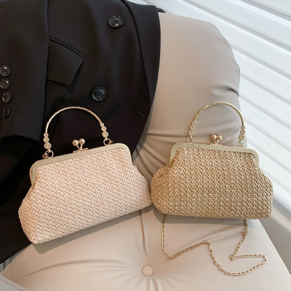 Women's Evening Shoulder Bag Handbag Clutch Bag Shining Rhinestones Bucket Bag for Party Wedding Date Night Chain Shoulder Bag