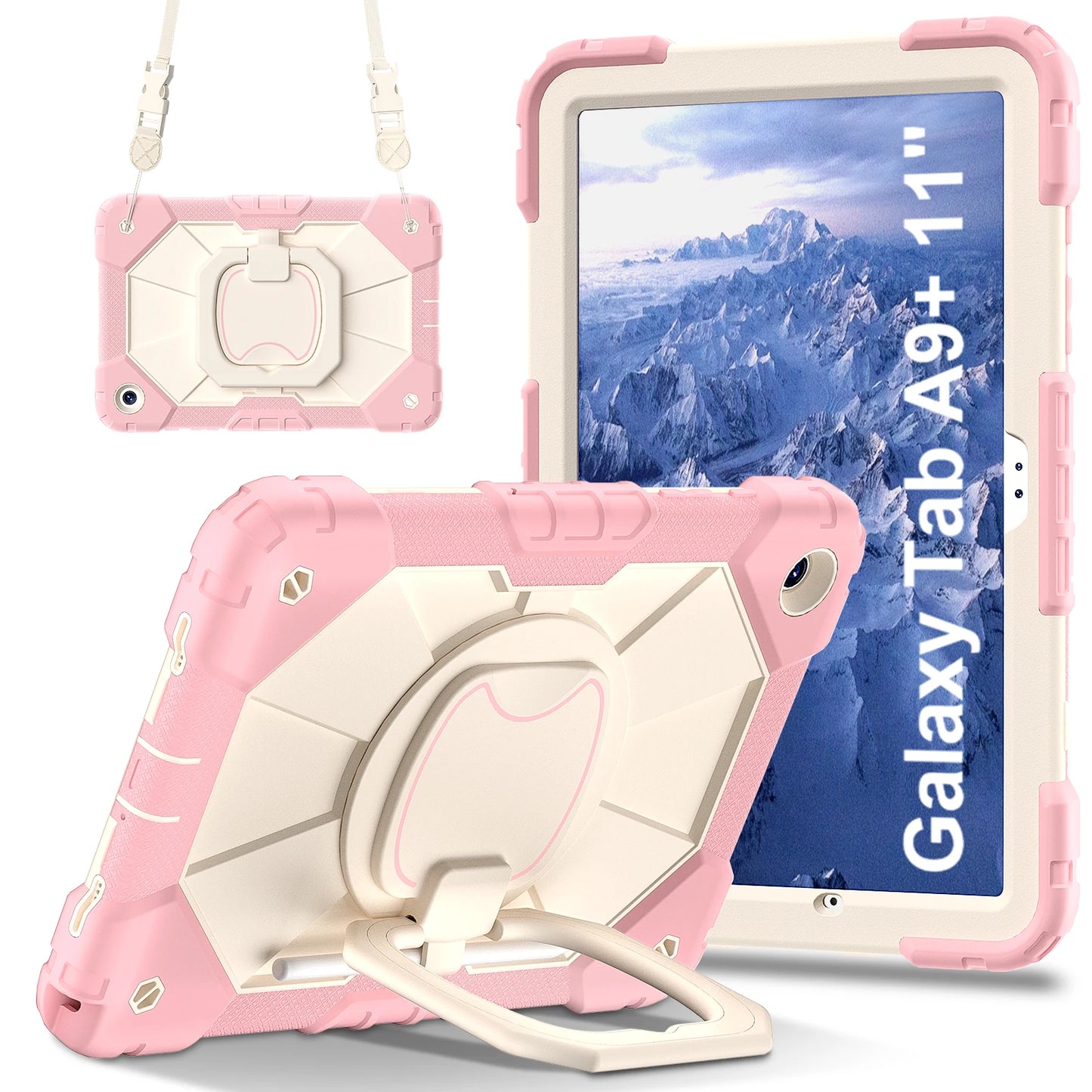 For Samsung Galaxy Tab A9 plus Funda a9 8.7 inch Kids Case X115N A7Lite T220 225 Tab A8 10.5inch Tablet Stand Shockproof Cover