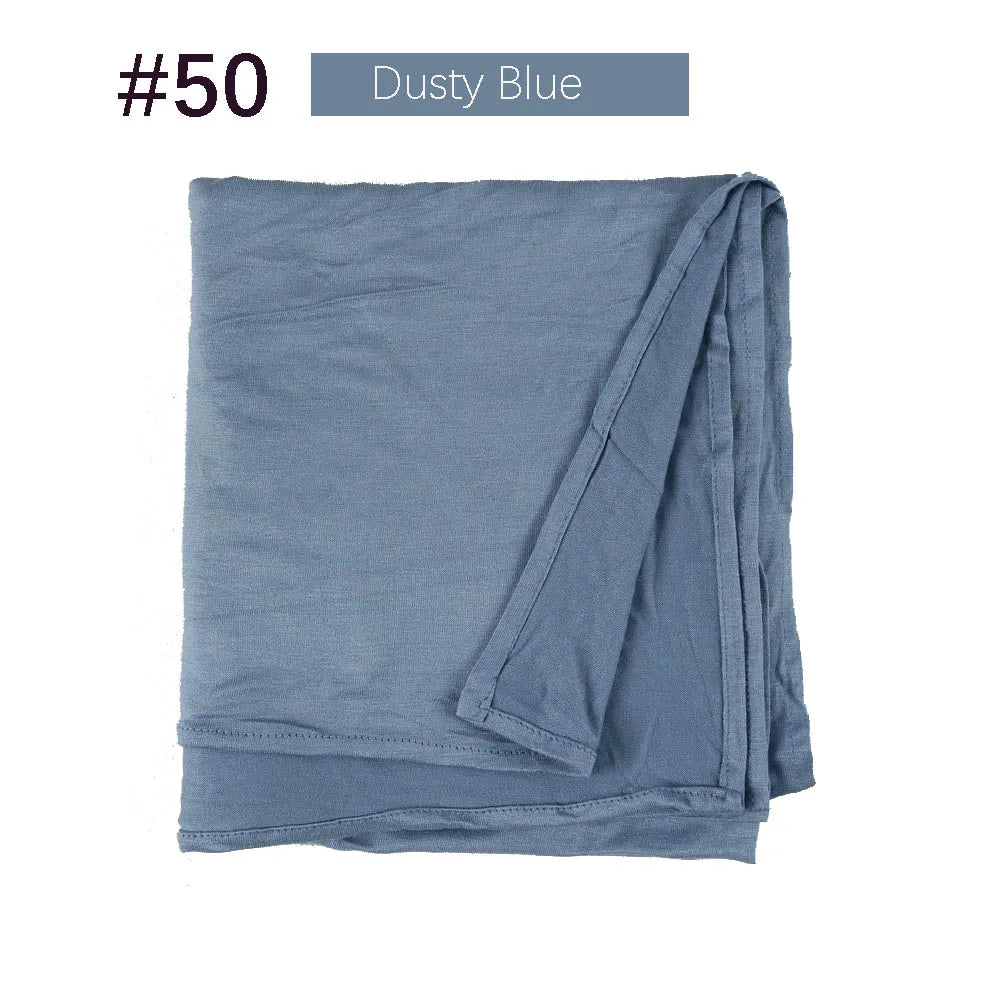 Musilim Women Strechy Jersey Hijab Good Stitch Stretch Jesey HIjabs Scarves Soft Turban Head Wraps HeadScarf