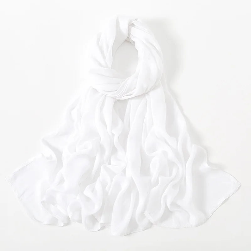 180*95cm Big Size Women Plain Solid Cotton Rayon Hijab Scarf Lady High Quality Wraps Shawls Muslim Modal Headband Islamic