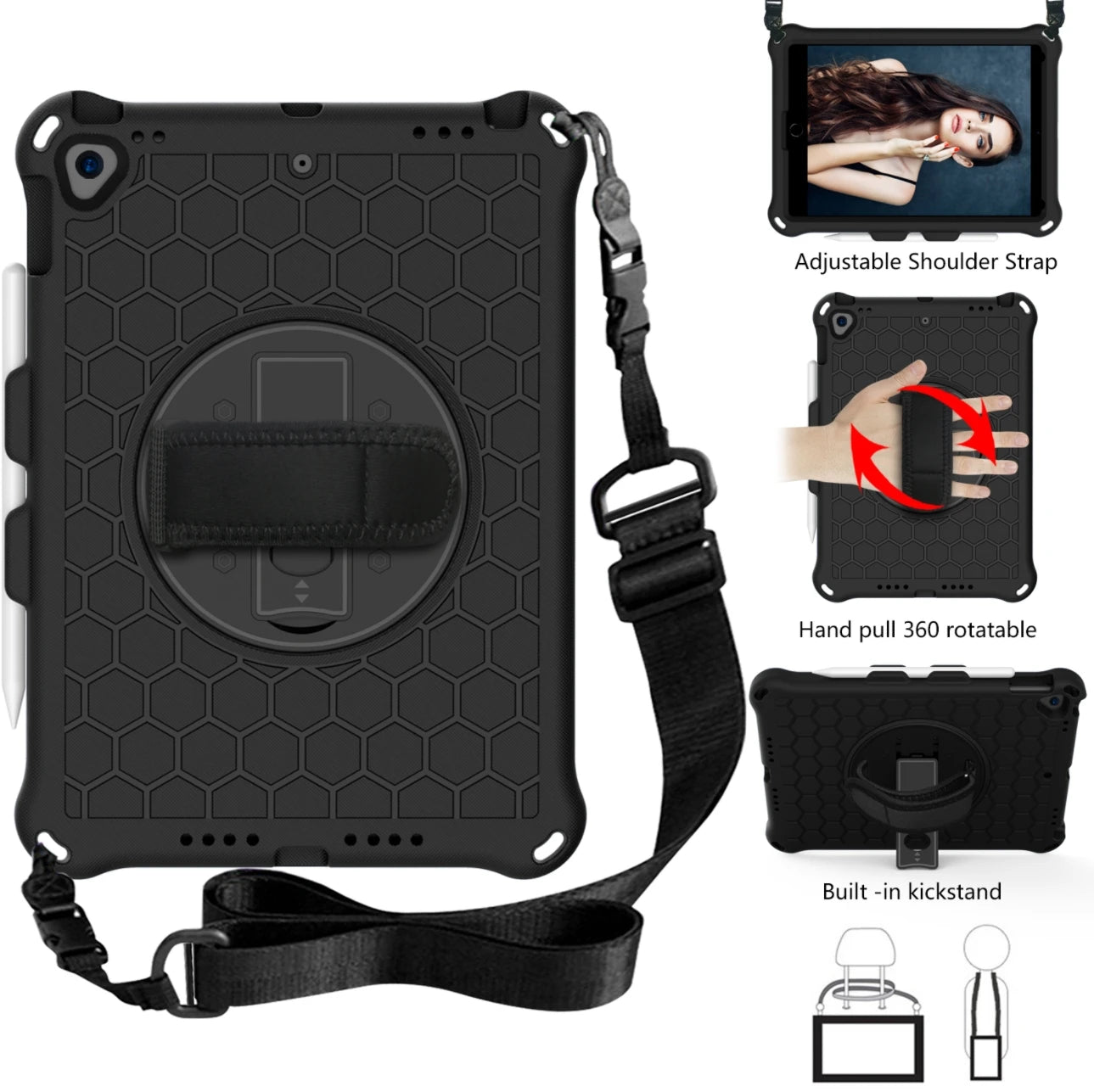 for iPad Pro11 Air4/5/ iPad 10th 10.9inch iPad Pro Air3 10.5inch iPad 789th 10.2inch iPad 5/6th 9.7inch Air1 2 Pad 5 mini54321