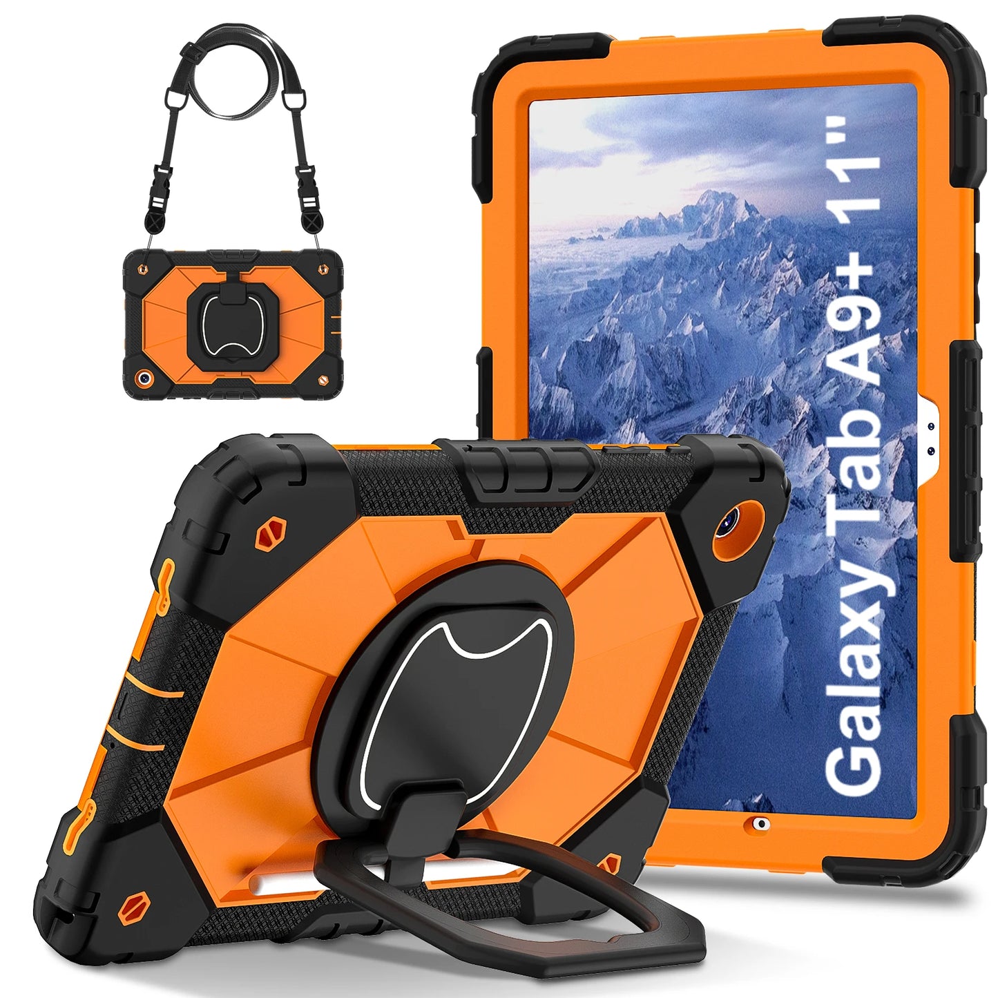 For Samsung Galaxy Tab A9 plus Funda a9 8.7 inch Kids Case X115N A7Lite T220 225 Tab A8 10.5inch Tablet Stand Shockproof Cover