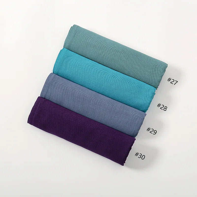 180*95cm Big Size Women Plain Solid Cotton Rayon Hijab Scarf Lady High Quality Wraps Shawls Muslim Modal Headband Islamic