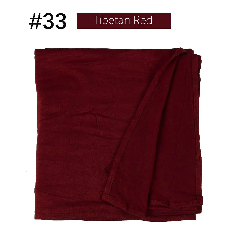 Musilim Women Strechy Jersey Hijab Good Stitch Stretch Jesey HIjabs Scarves Soft Turban Head Wraps HeadScarf