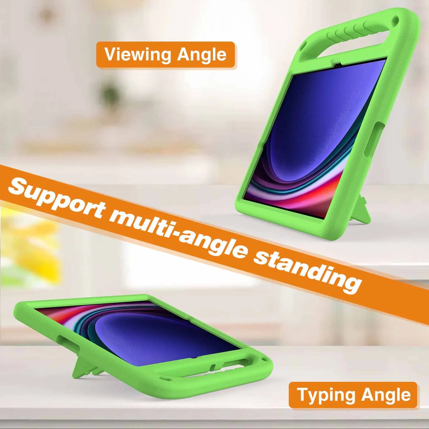 Tablet Case For Samsung Galaxy Tab S6/S5e 10.5inch 2019 Shockproof Drop Resistance Stand Kids Protective Cover