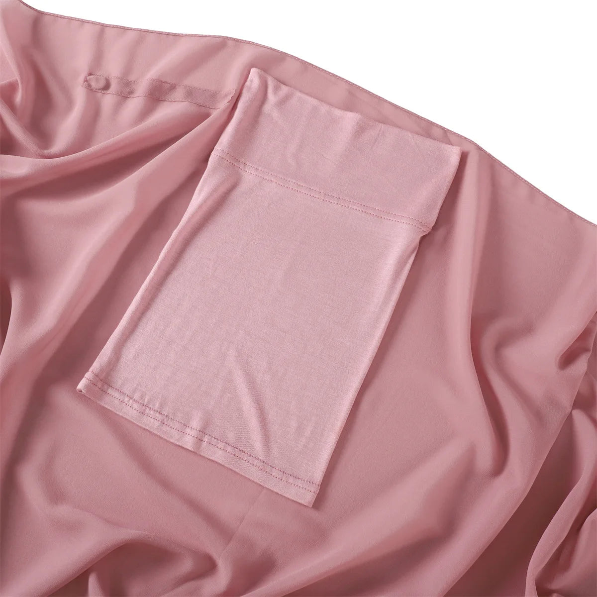 2024 New Hot Sale Premium Instant Chiffon Hijab Wrap With Bulit-in Magnets Solid Color Muslim Women Scarf Shawl with Undercap