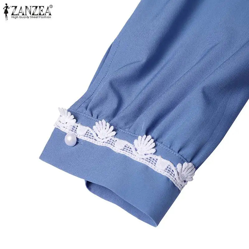 Spring Lace Crochet Maxi Dress Muslim Turkey Abaya Elegant Loose Vestidos Women Long Sleeve O Neck IsIamic Robe Kaftan