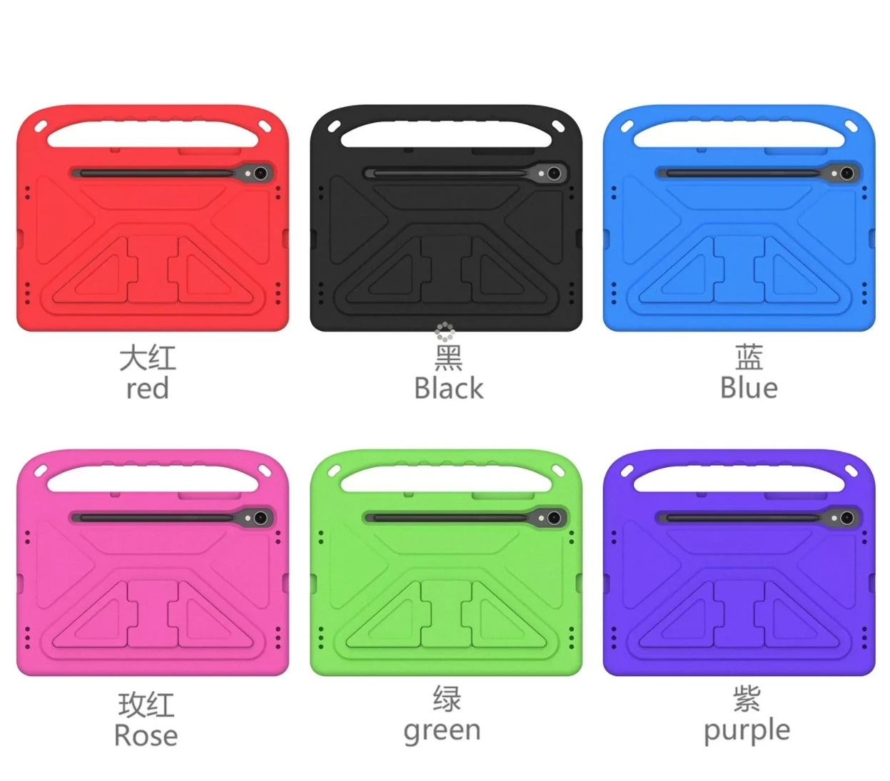 Tablet Case For Samsung Galaxy Tab S6 Lite 10.4 2020/2022/2024 SM-P610/P615 Kids Drop resistance Shockproof Cover no Pen Slot