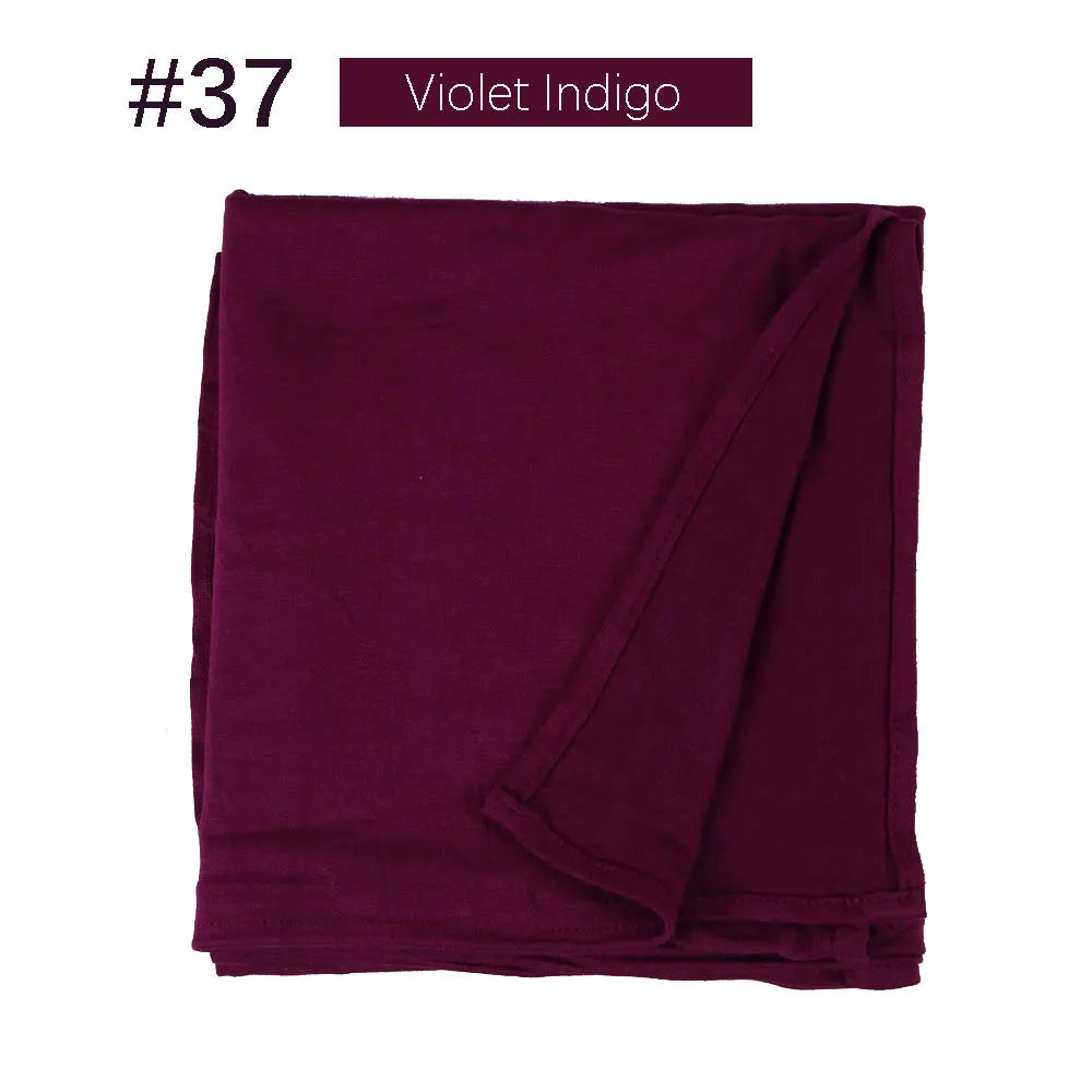 Musilim Women Strechy Jersey Hijab Good Stitch Stretch Jesey HIjabs Scarves Soft Turban Head Wraps HeadScarf