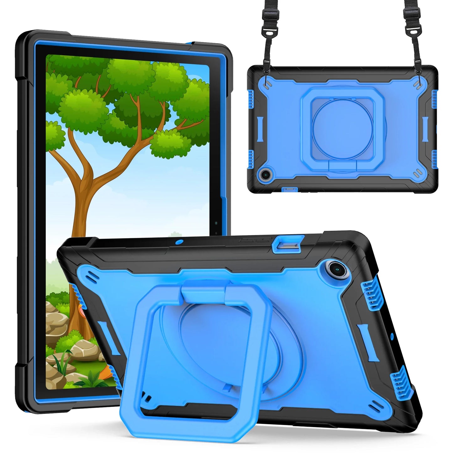 Case For Samsung GALAXY Tab A8 10.5 inch Tablet Cover Of SM-X200 SM-X205 SM-X207 Multicolor Rotating Shockproof
