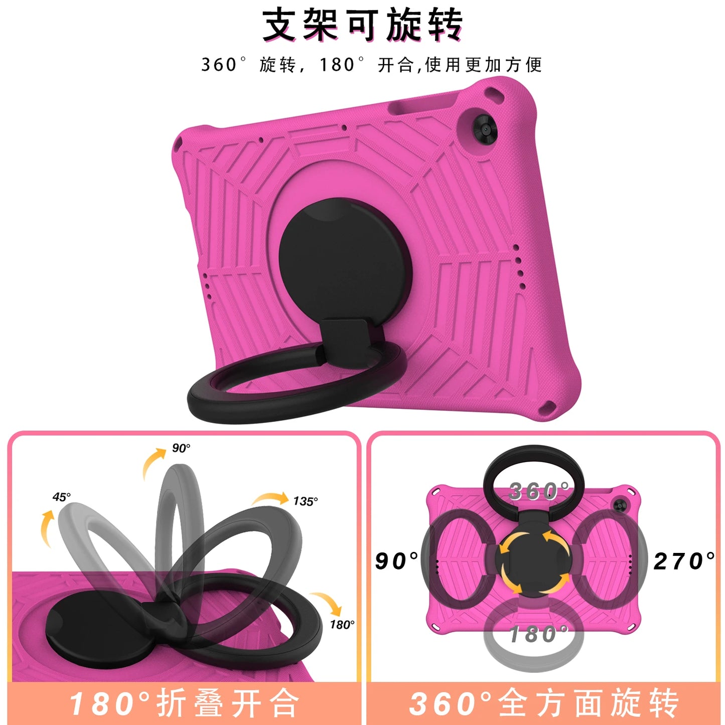 tablet case for apple iPad Pro11 Air5 10.9 Air3 Pro 10.5 iPad 10.9 10.2 Air1 Air2 9.7 mini6 mini5 4 3 2 1 Cobwebs with straps