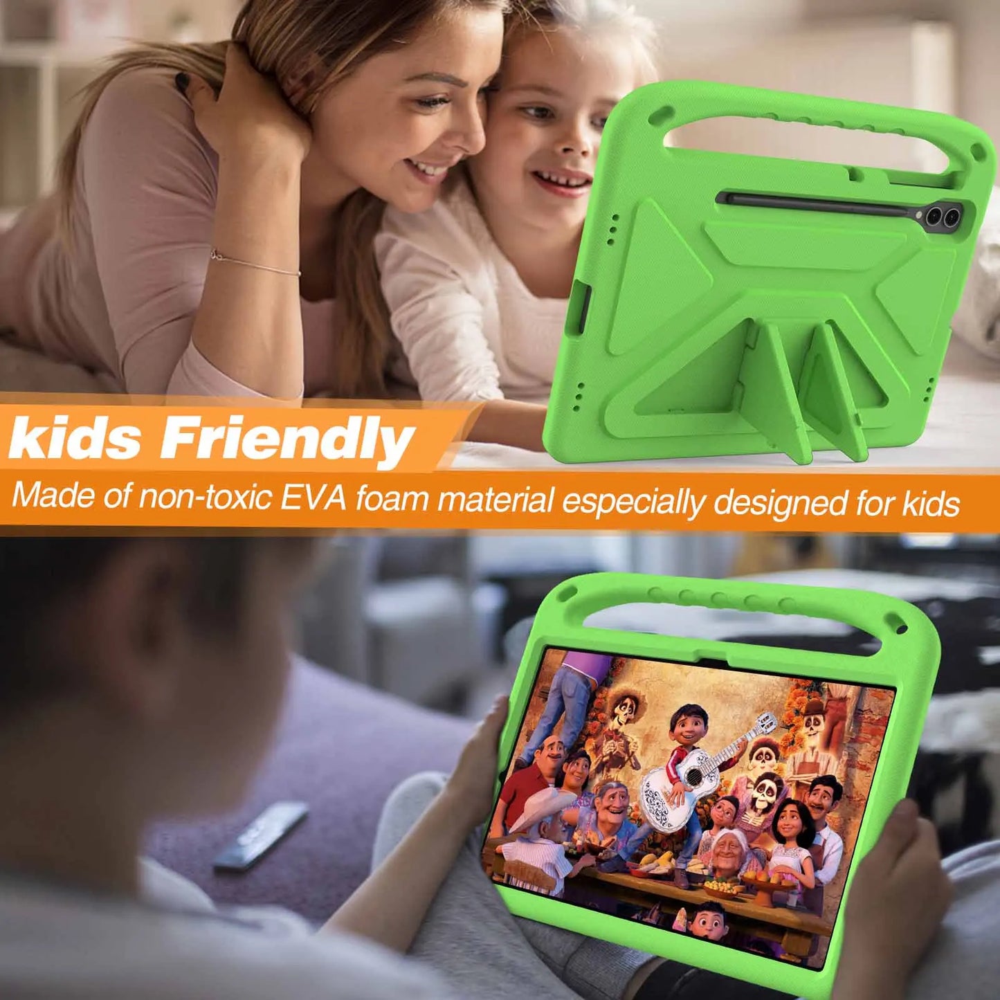 Tablet Case For Samsung Galaxy Tab S6/S5e 10.5inch 2019 Shockproof Drop Resistance Stand Kids Protective Cover