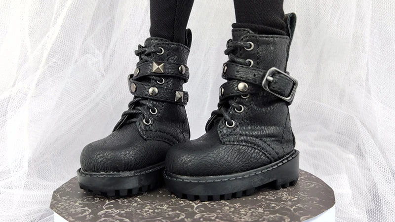 1/4 Bjd Shoes Msd Casual Punk Military Boots 1/3 Bjd Doll Snow Boots Shoes For Dollfie DREAM MID DK LUTS SOOM DOD Dollmore Luts