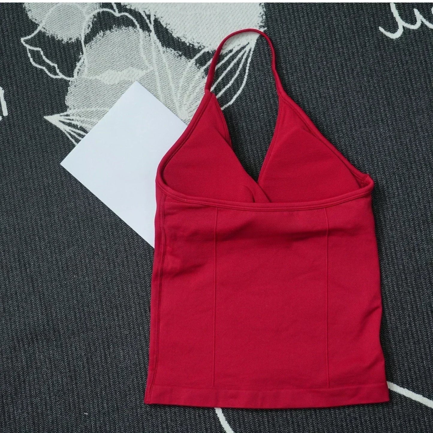 Four Seasons New Gym Fashion Yoga Gym Clothing Hip Pants Neck Bra Comfortable Dopamine Pilates Set