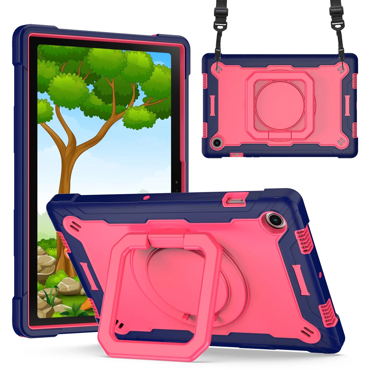 Case For Samsung GALAXY Tab A8 10.5 inch Tablet Cover Of SM-X200 SM-X205 SM-X207 Multicolor Rotating Shockproof