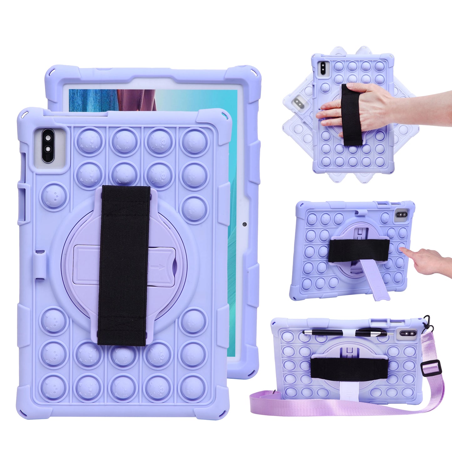 For Lenovo Tab M11 11inch M10 5G M10 Plus 3rd K10 m10 FHD PLUS X606 P11 TB-J606F Xiaoxin Pad 2024 TB331FC Tablet Case Shockproof