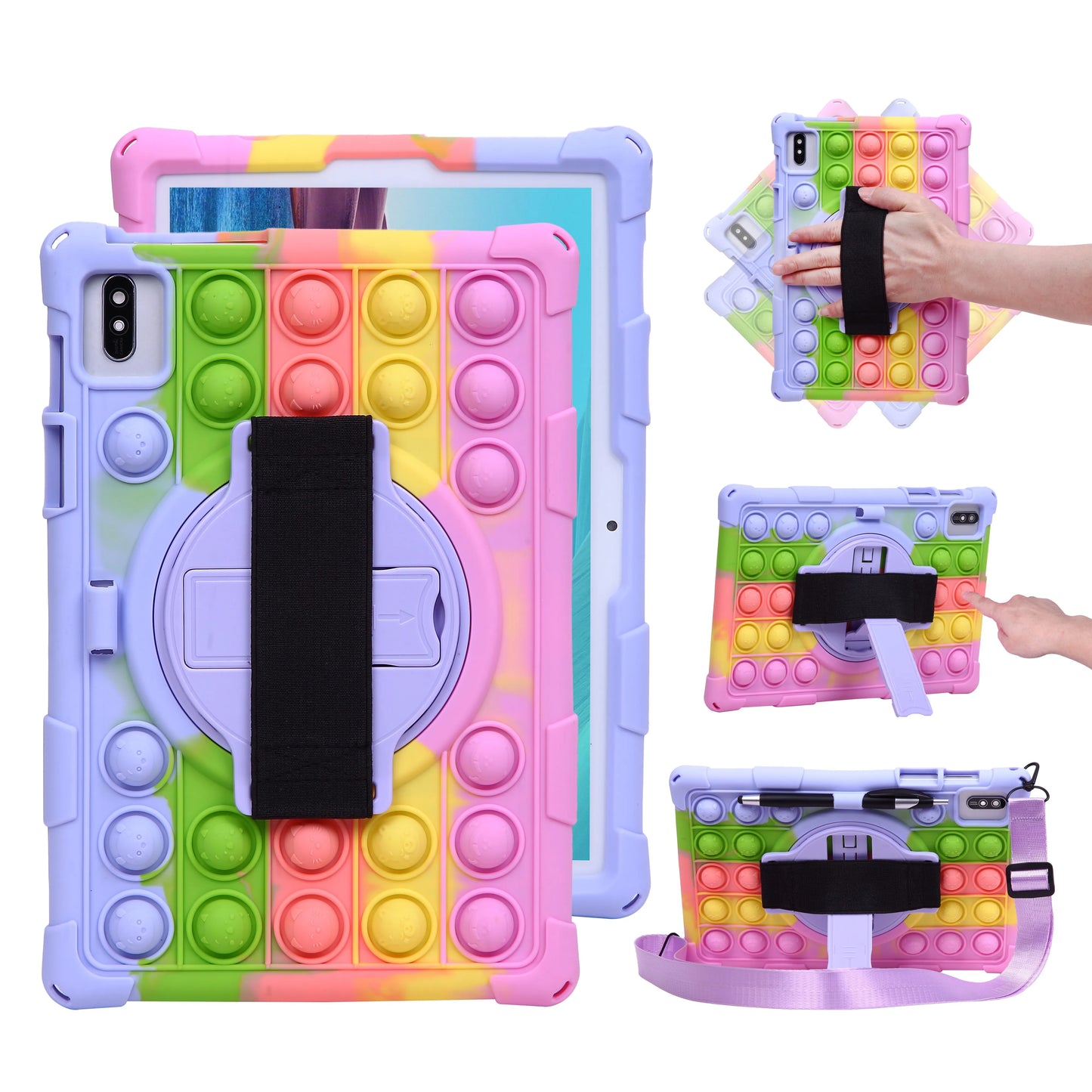For Lenovo Tab M11 11inch M10 5G M10 Plus 3rd K10 m10 FHD PLUS X606 P11 TB-J606F Xiaoxin Pad 2024 TB331FC Tablet Case Shockproof