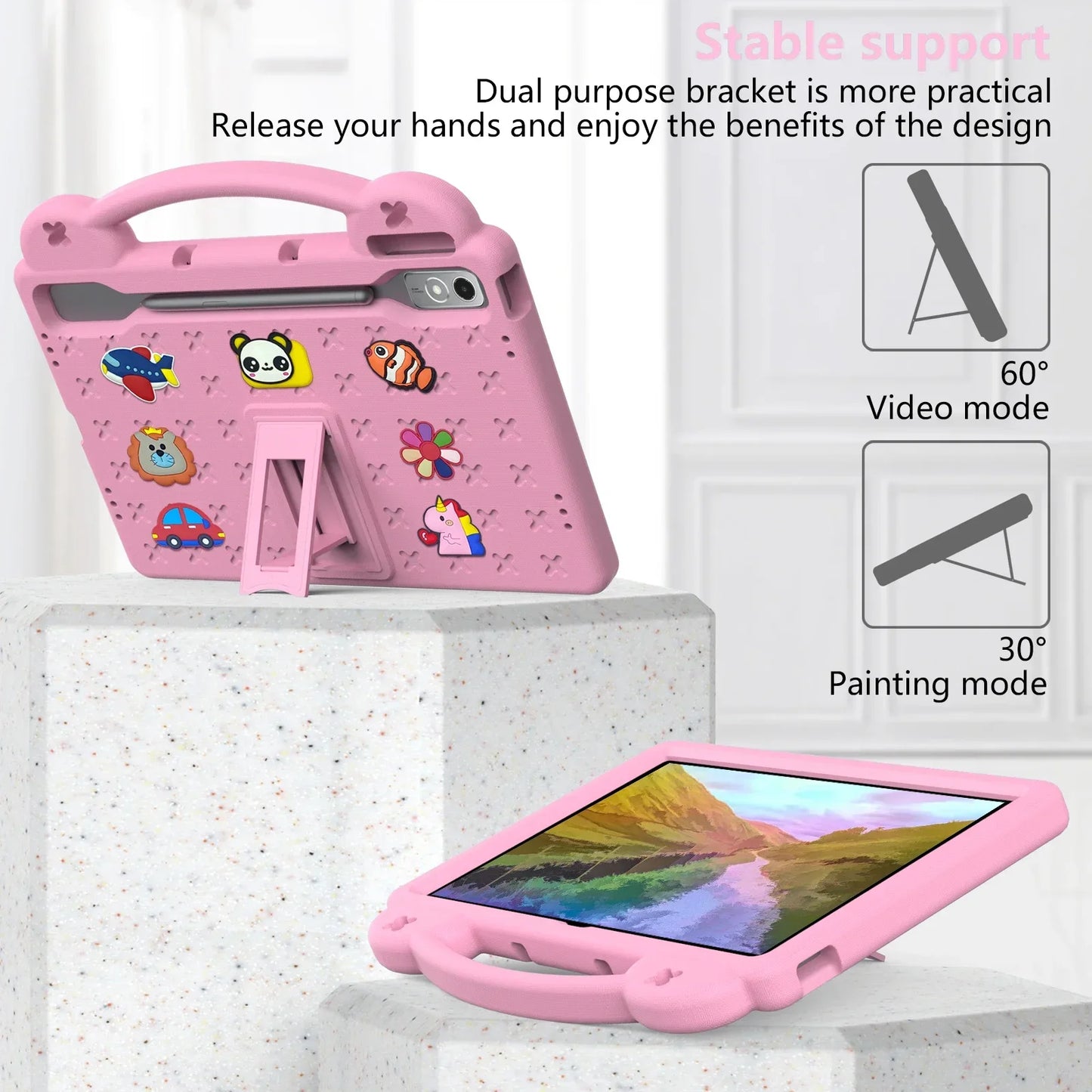 For Lenovo Tab P12 12.7 inch /Xiaoxin Pad Pro 12.7 inch TB-370FU TB-371FC Case Shockproof Anti-dust Shell Tablet Cover For Kids