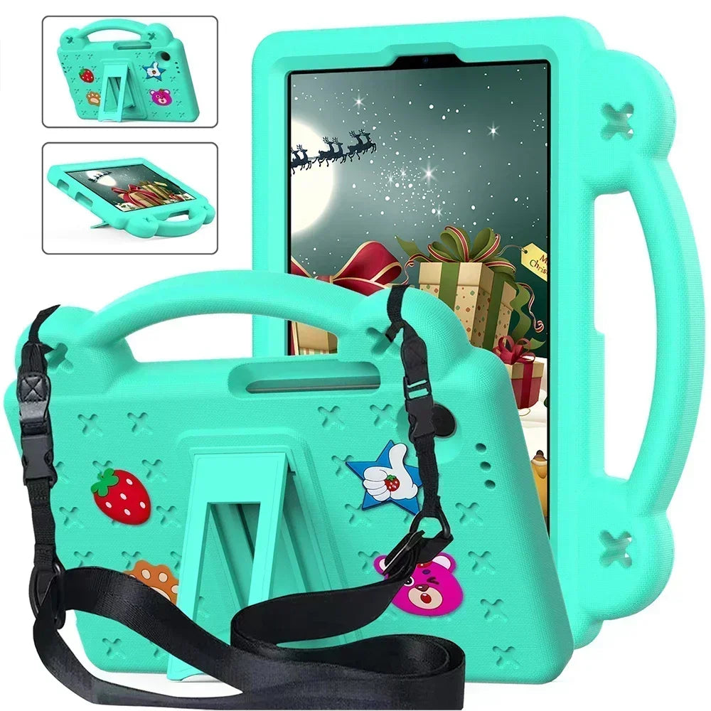 For Lenovo Tab P12 12.7 inch /Xiaoxin Pad Pro 12.7 inch TB-370FU TB-371FC Tablet Case Kids Multicolor Shockproof Shell