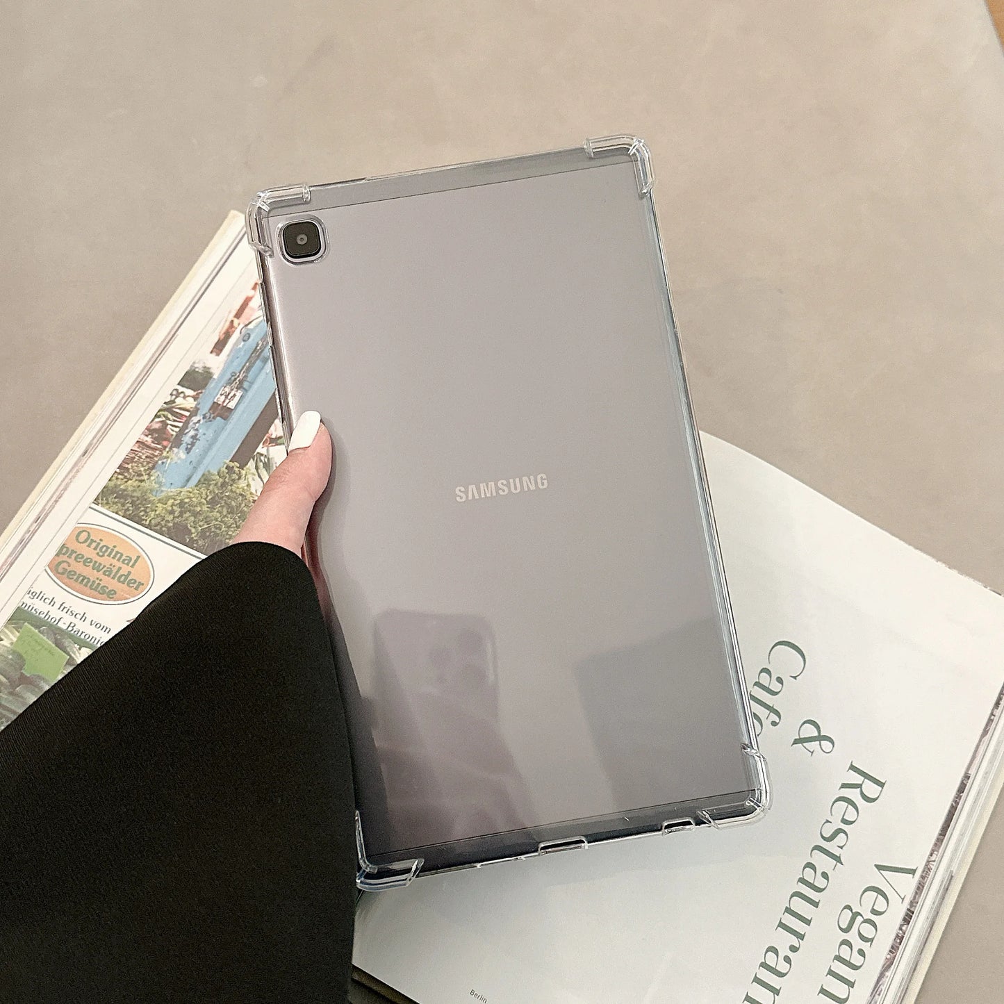 Case For Samsung Galaxy Tab A9 Plus Tab S6 Lite 10.4 S7+ S8+ S9+ s10+ S9FE A7 Lite 8.7 A8 SM-X200 TPU Portable Tablet Cover