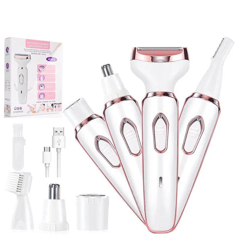 Multi functional women's hair shaver, hair removal device, underarm electric hair scraper, private hair removal device, eyebrow