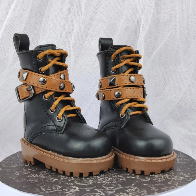 1/4 Bjd Shoes Msd Casual Punk Military Boots 1/3 Bjd Doll Snow Boots Shoes For Dollfie DREAM MID DK LUTS SOOM DOD Dollmore Luts