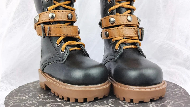 1/4 Bjd Shoes Msd Casual Punk Military Boots 1/3 Bjd Doll Snow Boots Shoes For Dollfie DREAM MID DK LUTS SOOM DOD Dollmore Luts