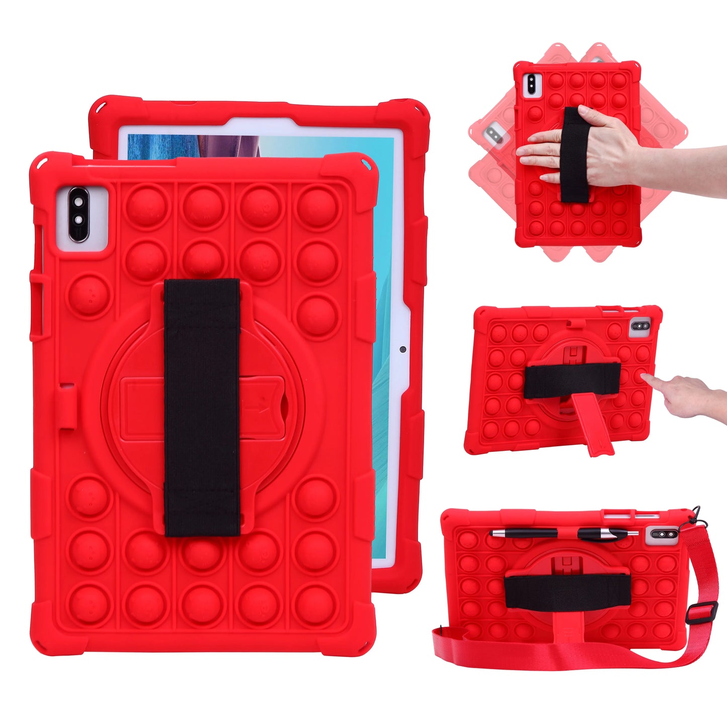 For Lenovo Tab M11 11inch M10 5G M10 Plus 3rd K10 m10 FHD PLUS X606 P11 TB-J606F Xiaoxin Pad 2024 TB331FC Tablet Case Shockproof
