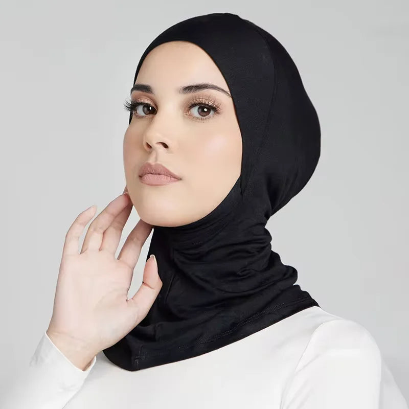 Modal Jersey Muslim Hijab Hat Women Headscarf Inner Hijab Caps Islamic Turban Soft Hijab Scarf Undercap Band New 2024 Bonnet
