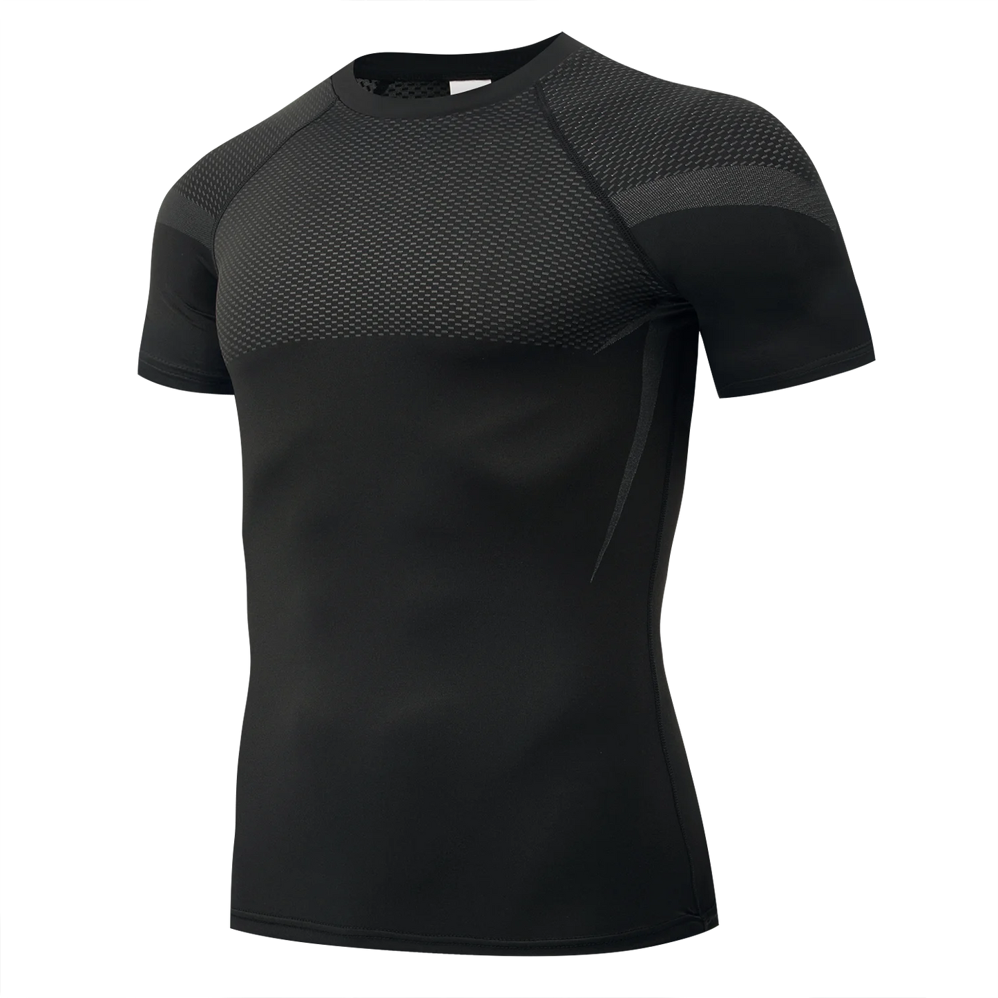 Men's Gym T-Shirt Workout & Training Fitness Short Sleeve Slim Fit O-Neck Athletic Baselayer Tees Tops Sport Clothing