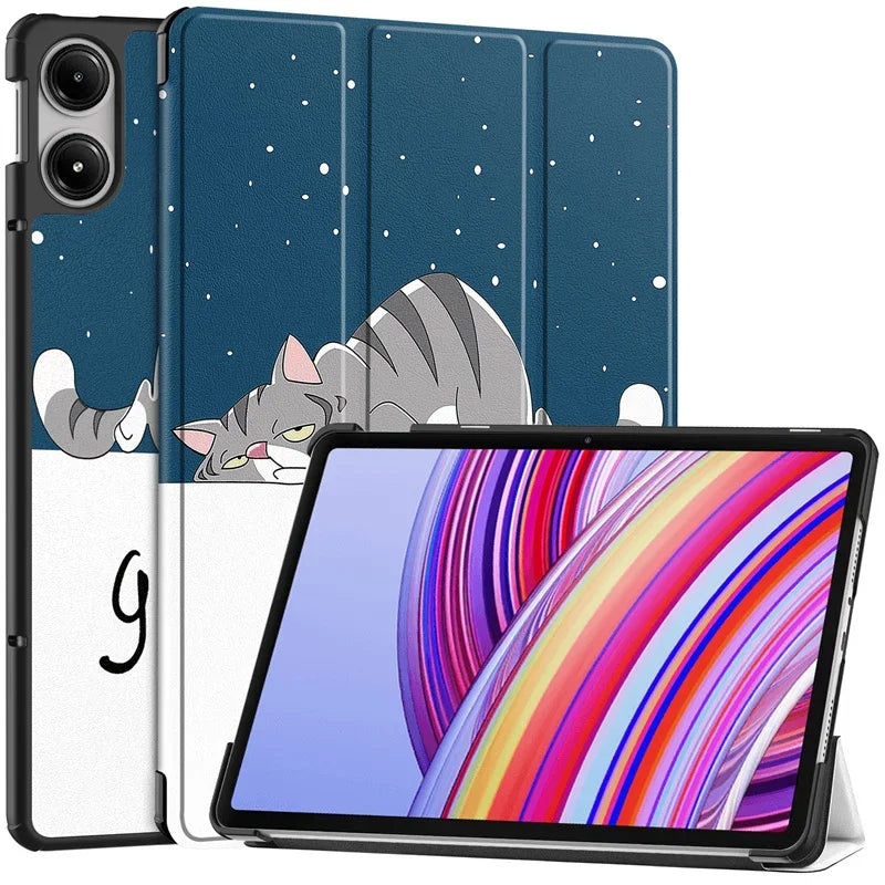 Case For Xiaomi Poco Pad 12.1 2024 Tablet Cover For Redmi Pad Pro 12.1 inch 2024 Case Printing Flip Foldable Stand Tablet Cover