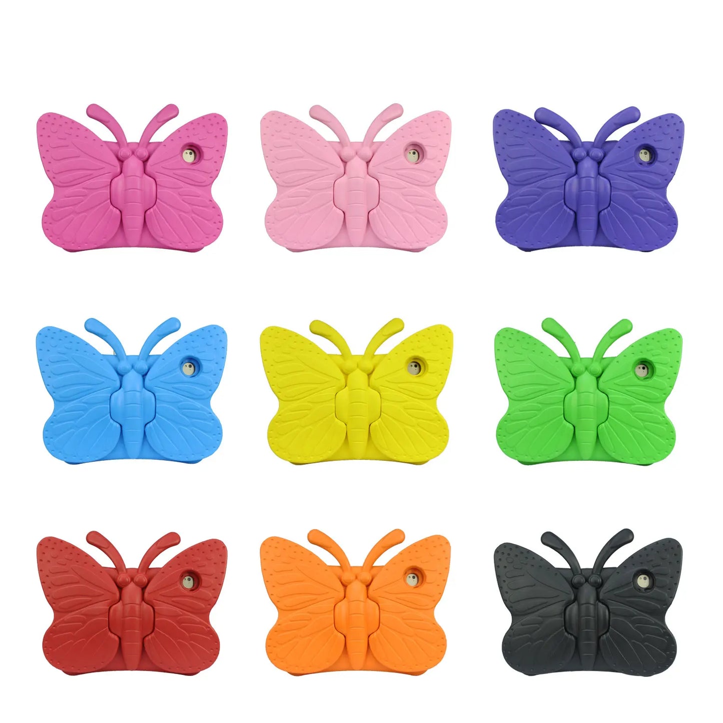 Cute 3D Butterfly Case For iPad 10.2 7th 8th 9th Air 3 2 1 Pro10.5 9.7 2017 2018 Kids EVA Cover for iPad 2 3 4 Mini 6 5 4 3 2 1