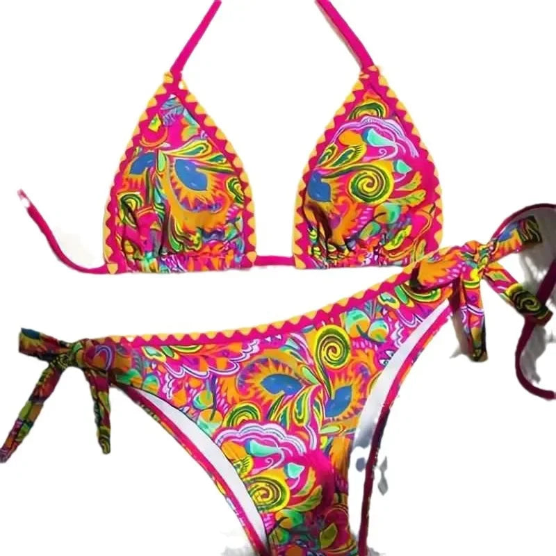 Sexy Bikini Beachwear Hot Sale Of The Season New Flower Bud Design Easy to Buy Tiotik Swimsuit Women's Fashionable Swimwear from