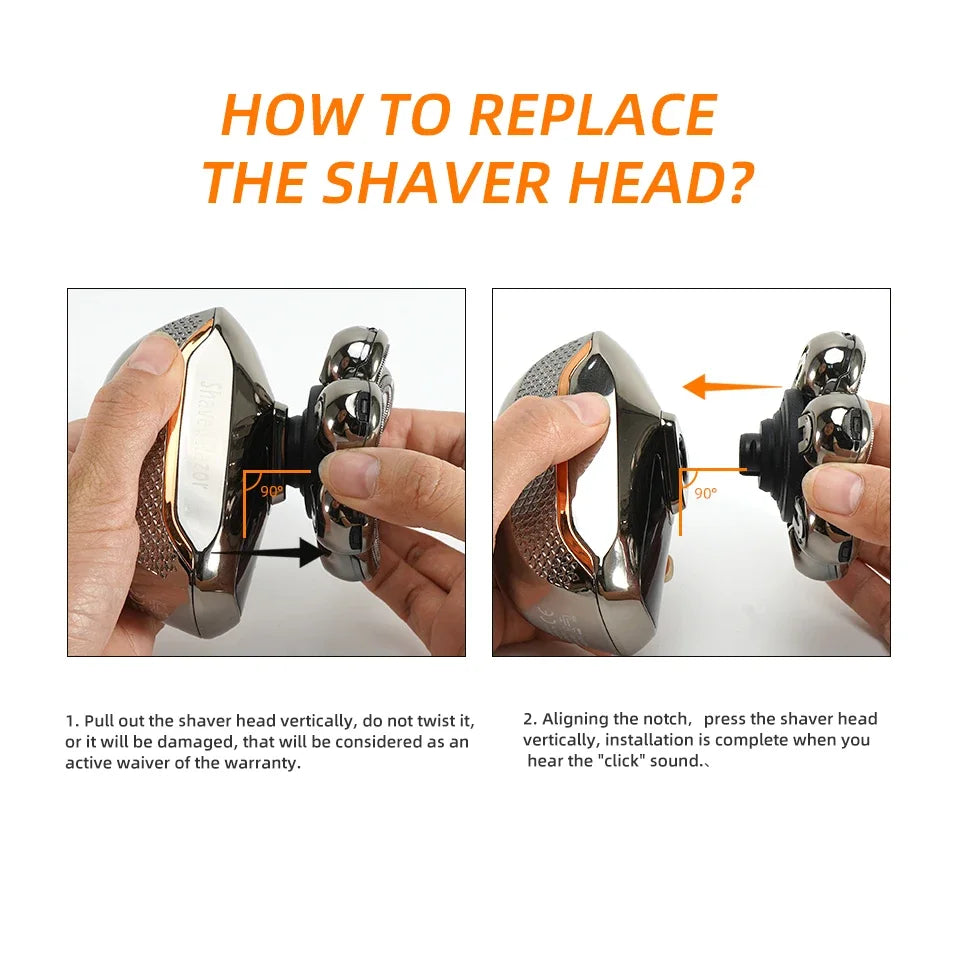 NEW Shaver For Men 7D Independently 7 Cutter Floating Head Waterproof Electric Razor Multifunction USB Charge Trimmer Men