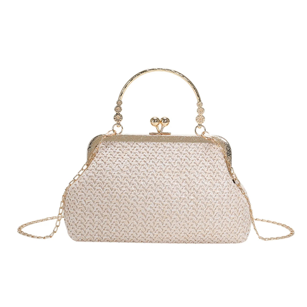 Women's Evening Shoulder Bag Handbag Clutch Bag Shining Rhinestones Bucket Bag for Party Wedding Date Night Chain Shoulder Bag