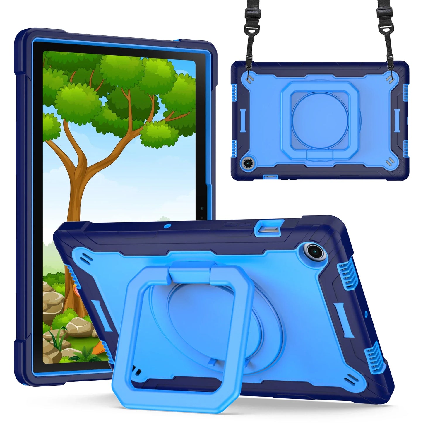 Case For Samsung GALAXY Tab A8 10.5 inch Tablet Cover Of SM-X200 SM-X205 SM-X207 Multicolor Rotating Shockproof