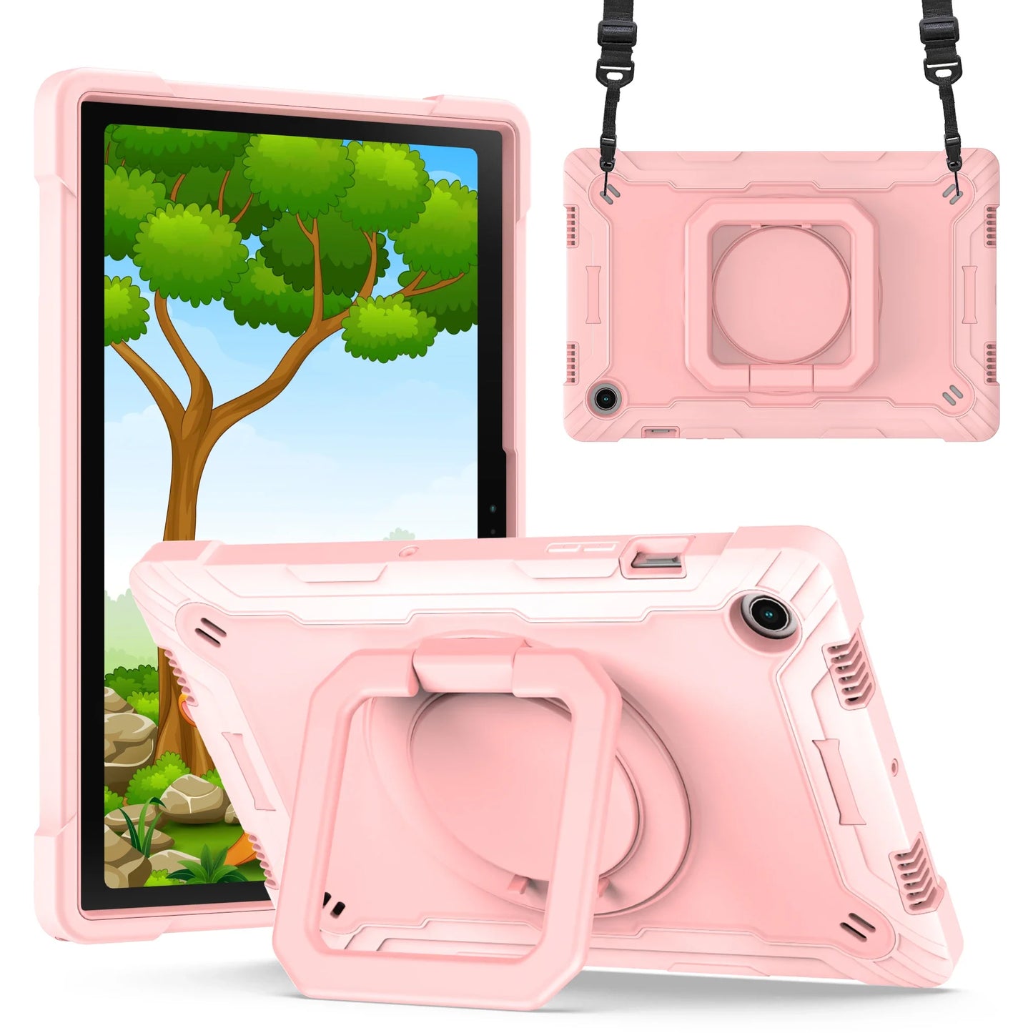 Case For Samsung GALAXY Tab A8 10.5 inch Tablet Cover Of SM-X200 SM-X205 SM-X207 Multicolor Rotating Shockproof