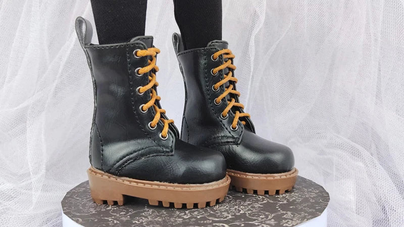 1/4 Bjd Shoes Msd Casual Punk Military Boots 1/3 Bjd Doll Snow Boots Shoes For Dollfie DREAM MID DK LUTS SOOM DOD Dollmore Luts