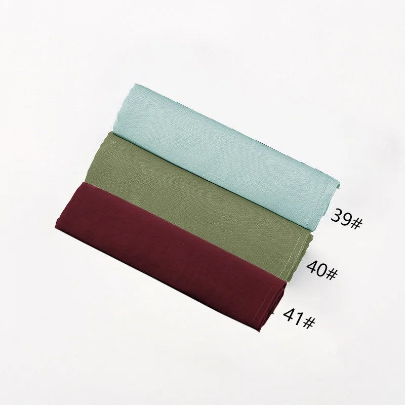 180*95cm Big Size Women Plain Solid Cotton Rayon Hijab Scarf Lady High Quality Wraps Shawls Muslim Modal Headband Islamic